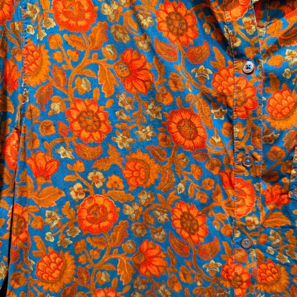 Sundance Poppy Button Down Shirt- Large - Picture 2 of 5